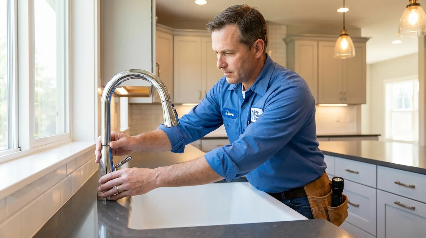 Kitchen faucet installation by Johns Plumbing LLC in Oregon